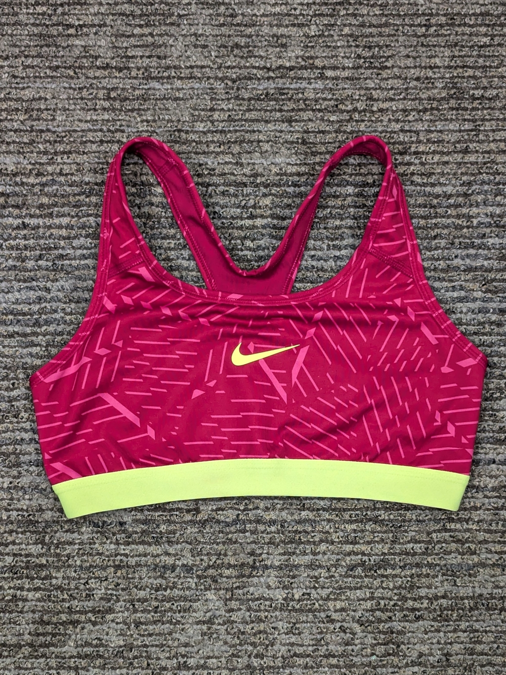 Nike Dri-Fit 643116 Classic Bash Unpadded Racerback Sports Bra Women's Medium M